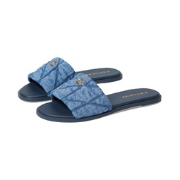 COACH Holly Quilted Denim Sandal