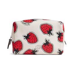COACH Essential Cosmetic Pouch with Strawberry Print