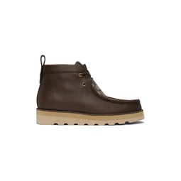 Brown Chukka Desert Boots 241903M224001
