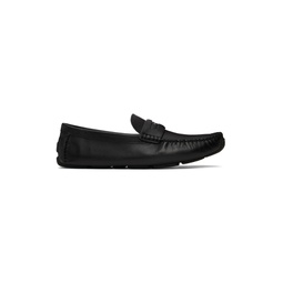 Black Signature Coin Loafers 241903M231004