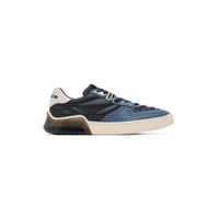 Navy Quilted Citysole Court Sneaker 222903M237011