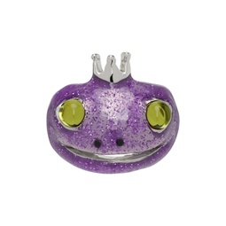 Purple Frog Prince Ring 241236F024010