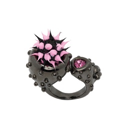 Black   Pink Candy Pod Ring 232236F024030