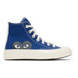 Blue Converse Edition Half Heart Chuck 70 High Sneakers 221246F127003
