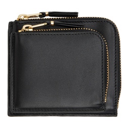 Black Outside Pocket Wallet 231230M164021