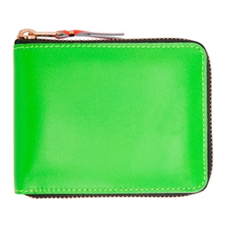 Green Super Fluo Wallet 232230M164021