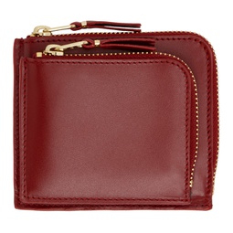 Red Outside Pocket Wallet 231230M164020