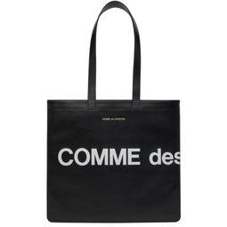 Black Huge Logo Tote 231230M172000