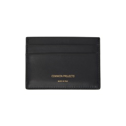 Black Stamp Card Holder 232133M163000