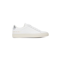 White Retro Low Sneakers 232426F128019