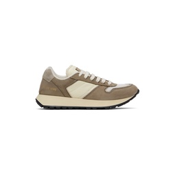 Brown   Off White Track SS24 Sneakers 241133M237011