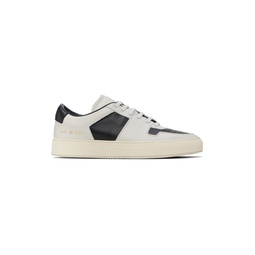 Black   Off White Decades Sneakers 241133M237013