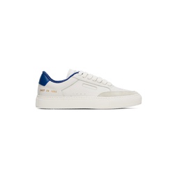 Off White   Blue Tennis Pro Sneakers 241133M237029