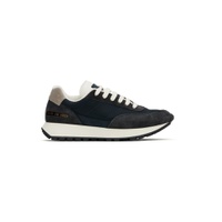 Navy   Black Track Classic Sneakers 241133M237007
