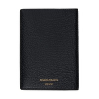 Black Folio Passport Holder 241133M162000