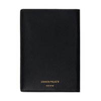 Black Folio Passport Holder 241133M162001