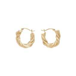Gold Deep State Earrings 231444F022009