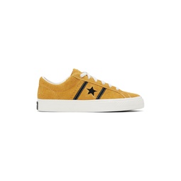 Yellow One Star Academy Pro Suede Low Top Sneakers 241799M237030