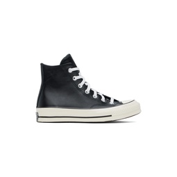 Black Chuck 70 Leather High Top Sneakers 241799M236058