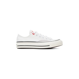 White   Gray Chuck 70 Low Top Sneakers 241799M237035