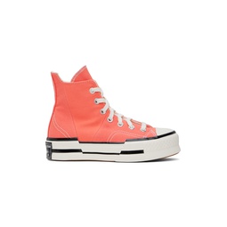 Pink Chuck 70 Plus Sneakers 241799F127064