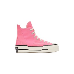 Pink Chuck 70 Plus Sneakers 241799F127033