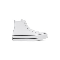 White Chuck Taylor All Star Lift Leather Sneakers 241799M236028