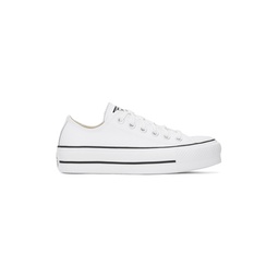 White Chuck Taylor All Star Platform Leather Sneakers 241799M237017