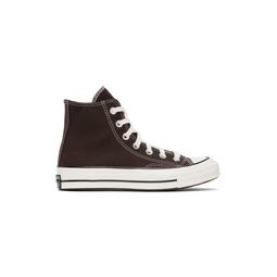 Brown Chuck 70 High Top Sneakers 242799M236035
