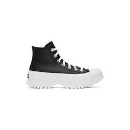 Black Leather Sneakers 222799M236056