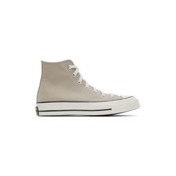 Grey Chuck 70 High Sneakers 221799M236055