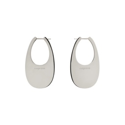 Silver Large Swipe Earrings 241325F022002