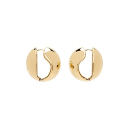 Gold Logo Earrings 241325F022007