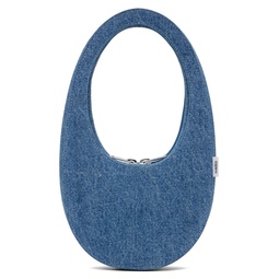 Blue Mini Swipe Bag 241325F046007