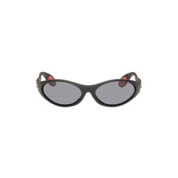 Black Oval Sunglasses 241325F005000