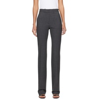 Gray Tailored Trousers 241325F087008
