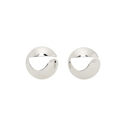 Silver Logo Earrings 231325F022006