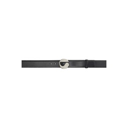 Black Logo Belt 232325M131001