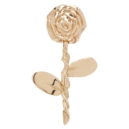 Gold Rose Petit Single Earring 241396F009000