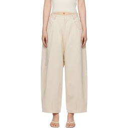Off White Baggy Trousers 241909F087024