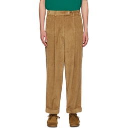 Brown Masculine Trousers 232909M191008