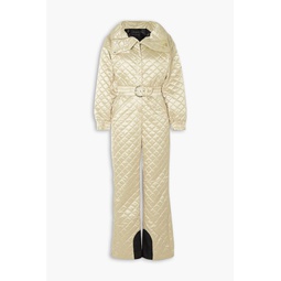 The Courmayeur belted quilted ski suit