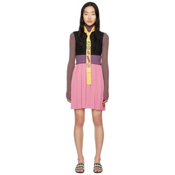 SSENSE Exclusive Pink Sachikiko Midi Dress 222772F054000