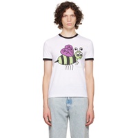 White Busy As A Bee T Shirt 222772M213000