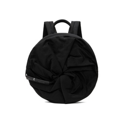 Black Adria Smooth Backpack 241559M166000