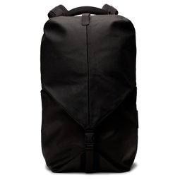 Black Small Coated Canvas Oril Backpack 221559M166032