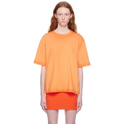 Orange Tokyo Crop T Shirt 231750F052013