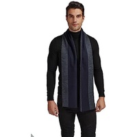 CUDDLE DREAMS Mens Silk Scarves for Winter, 100% Mulberry Silk Brushed, Luxuriously Soft & Warm, Decent Box Packed