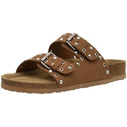 CUSHIONAIRE Womens Landon Cork footbed Sandal with +Comfort