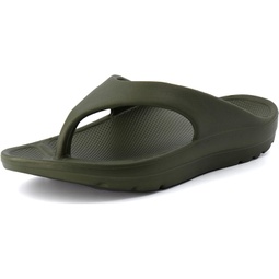 CUSHIONAIRE Womens Costa recovery thong sandal with +Comfort